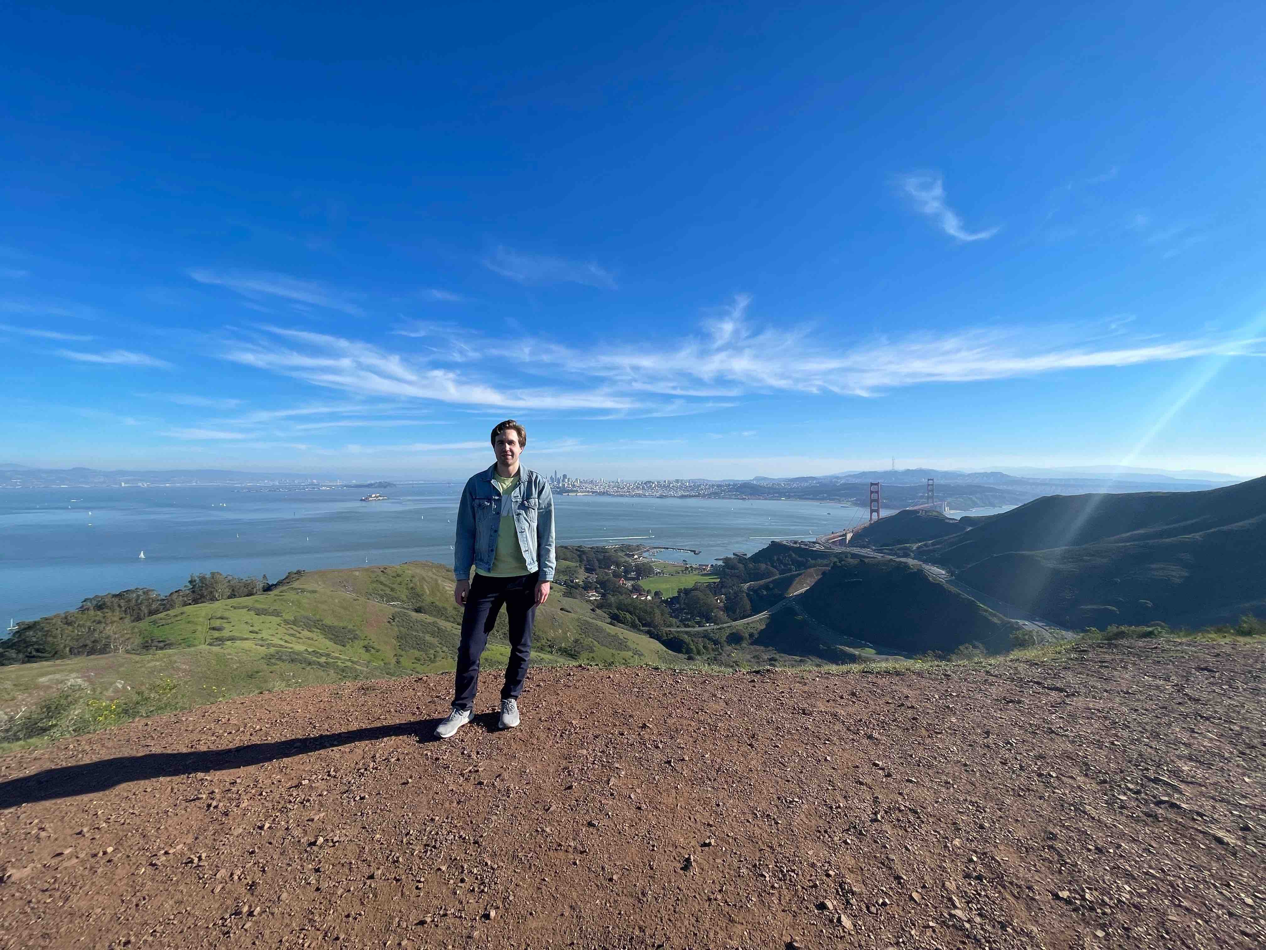 Me, with SF and the Golden Gate Brige